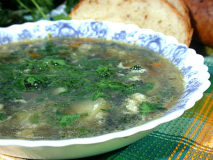 Рецепт: Суп с крапивой