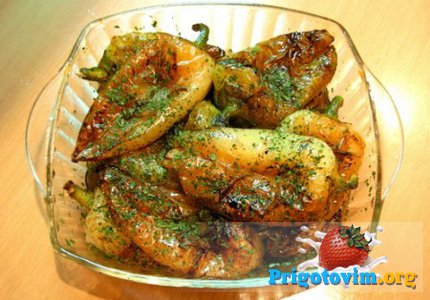 Рецепты: Жаренный болгарский перец